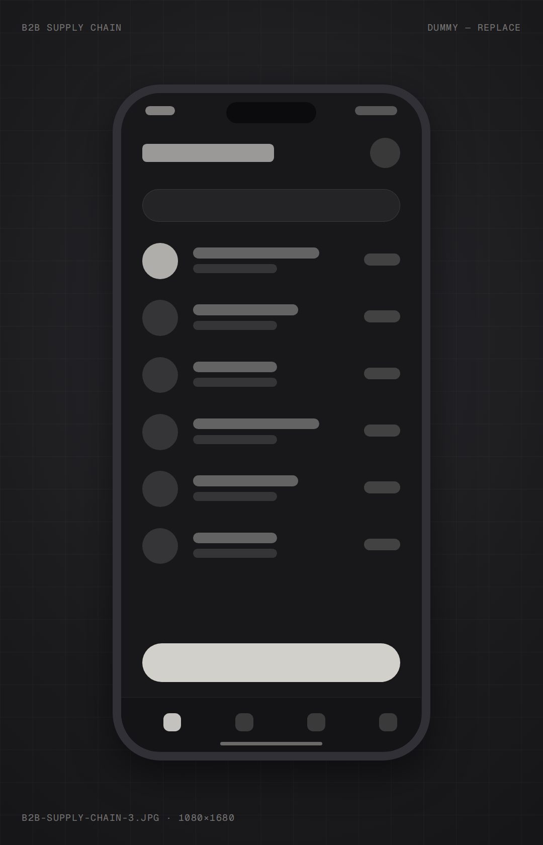 B2B Supply Chain — mobile screen 1