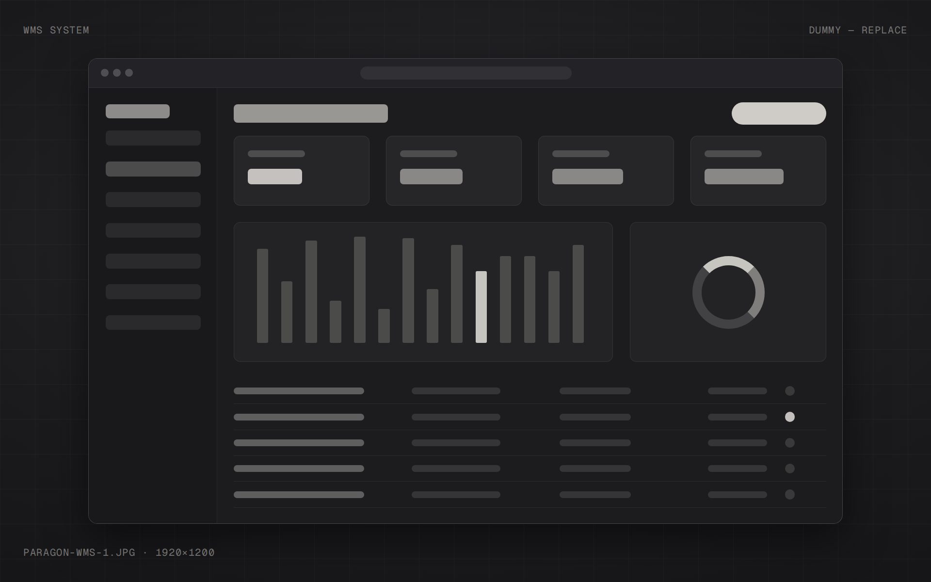 WMS System — wide screen